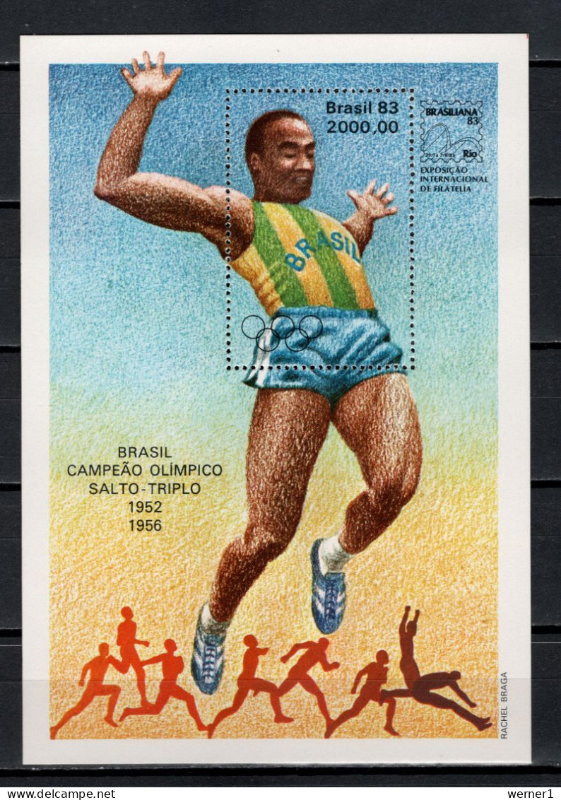 Brazil 1983 Olympic Games, Brasiliana '83, S/s MNH - Sommer 1984: Los Angeles