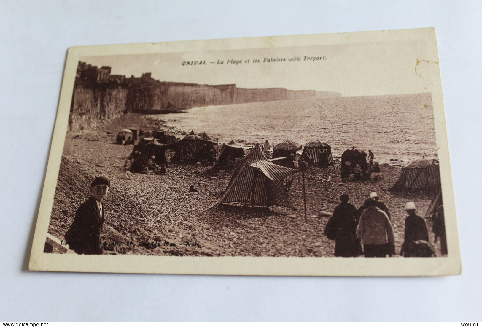 Onival - La Plage à Marée Basse Et Les Falaises (coté Tréport) - 1930 - Onival