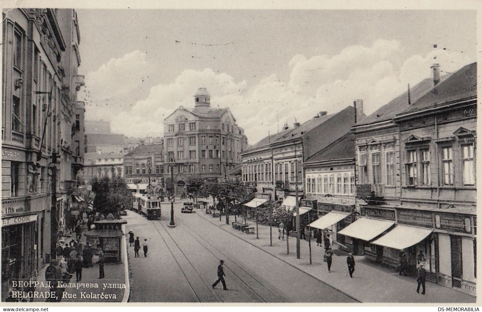 Beograd - Kolarčeva Ulica , Tram 1932 - Servië