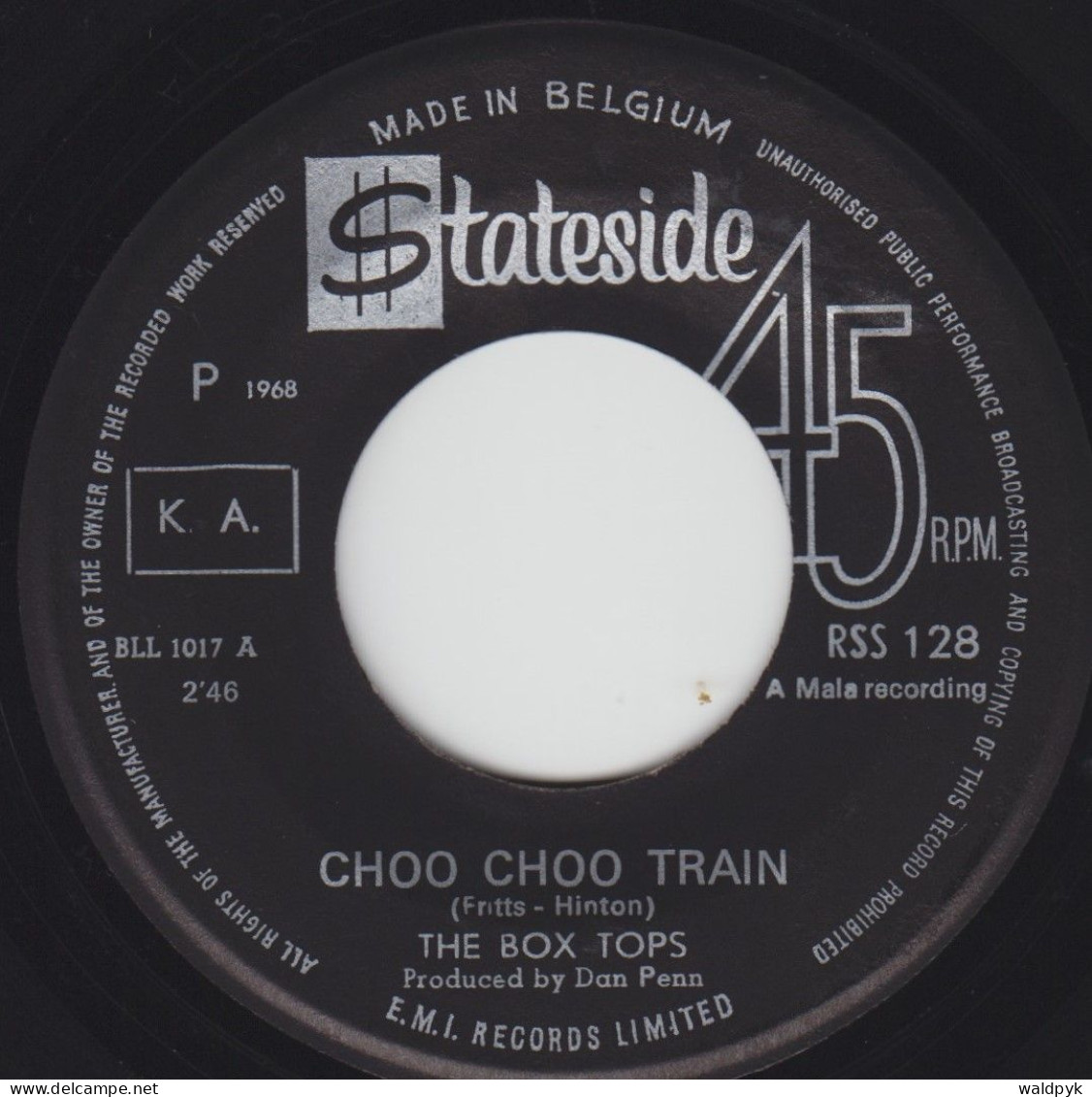 THE BOX TOPS - Choo Choo Train - Other - English Music