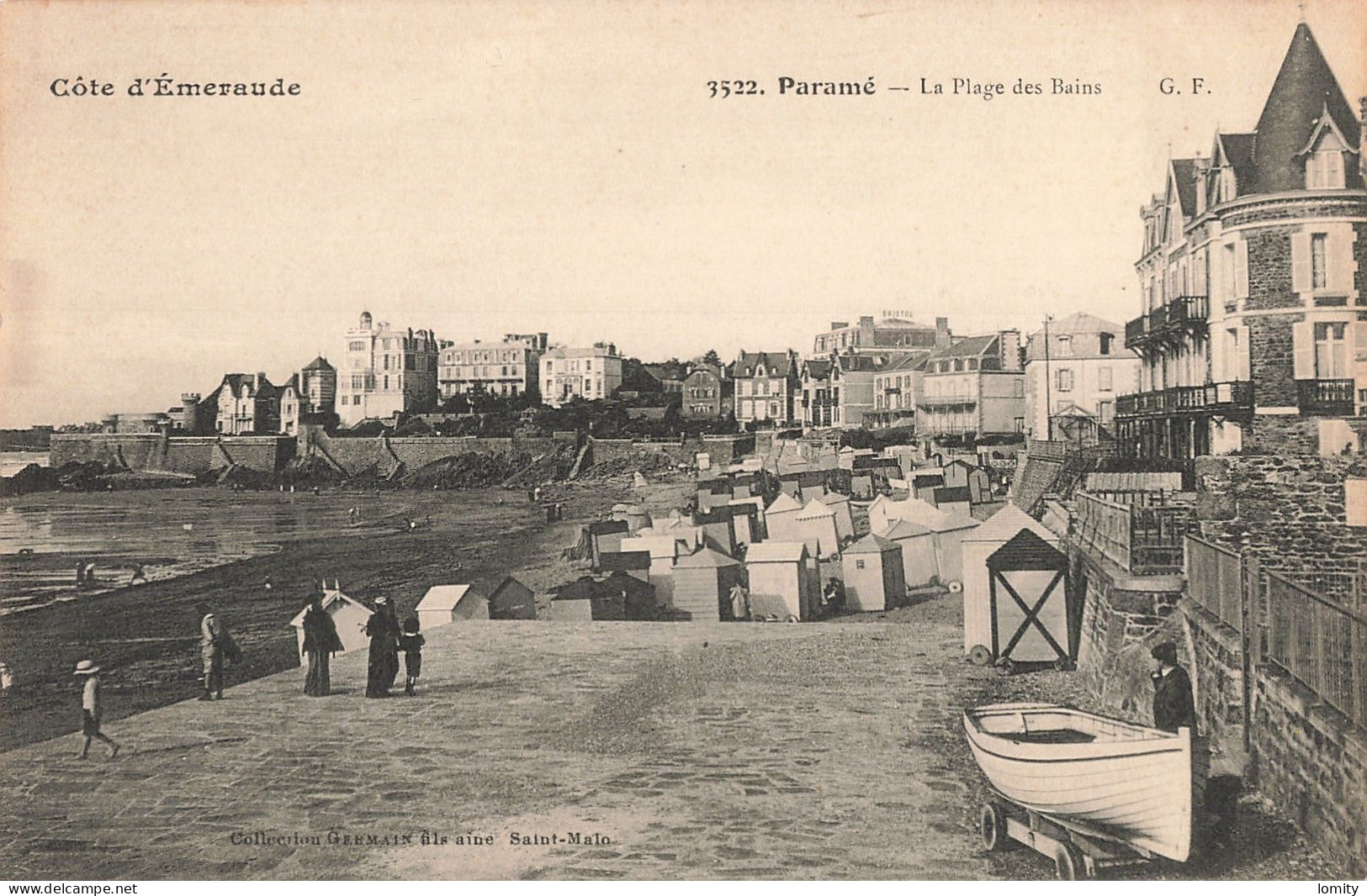 Destockage lot de 23 cartes postales CPA Ille et vilaine Saint Malo Cancale Paramé vedettes dinardaises Dinard