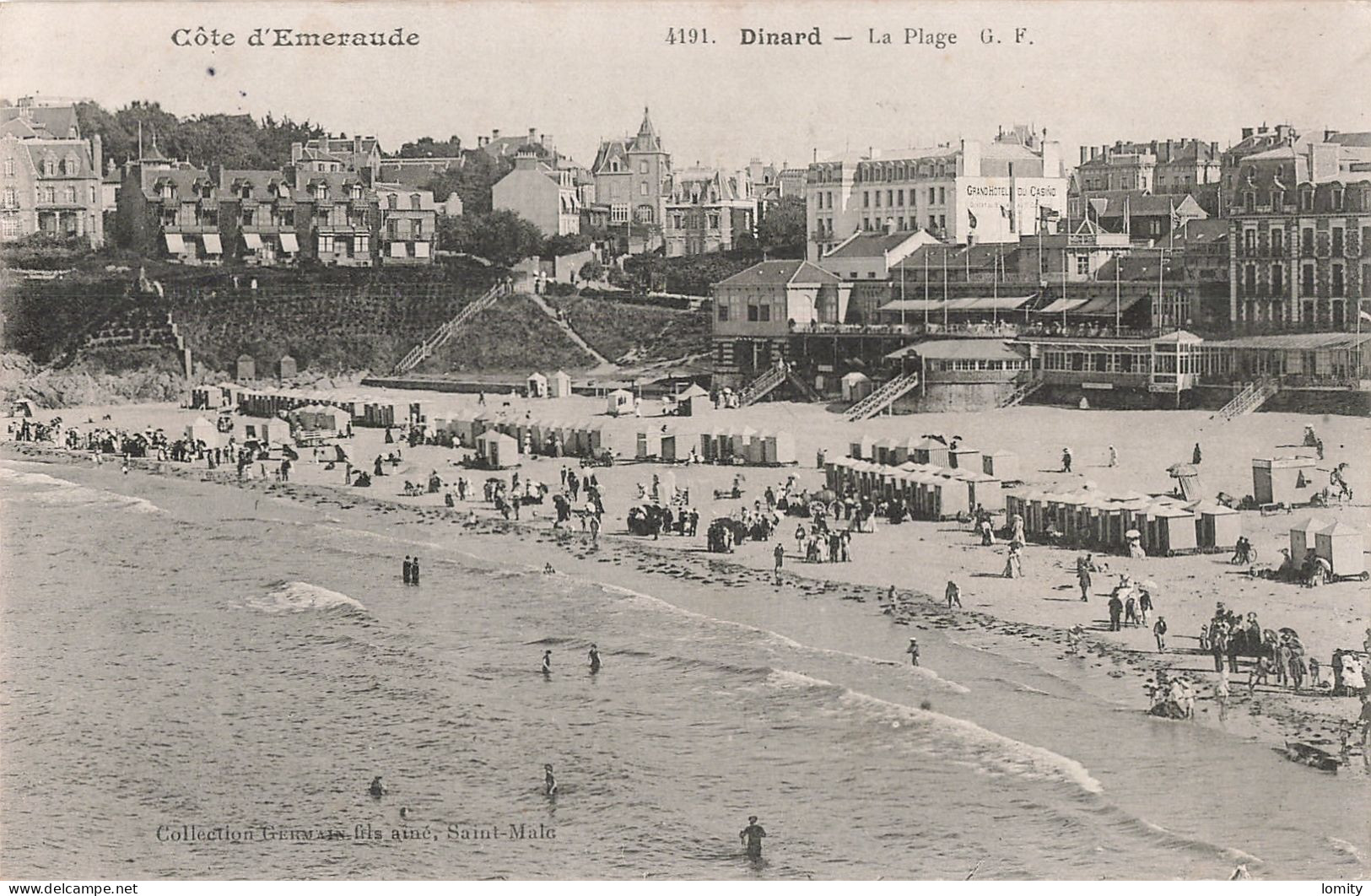 Destockage lot de 23 cartes postales CPA Ille et vilaine Saint Malo Cancale Paramé vedettes dinardaises Dinard