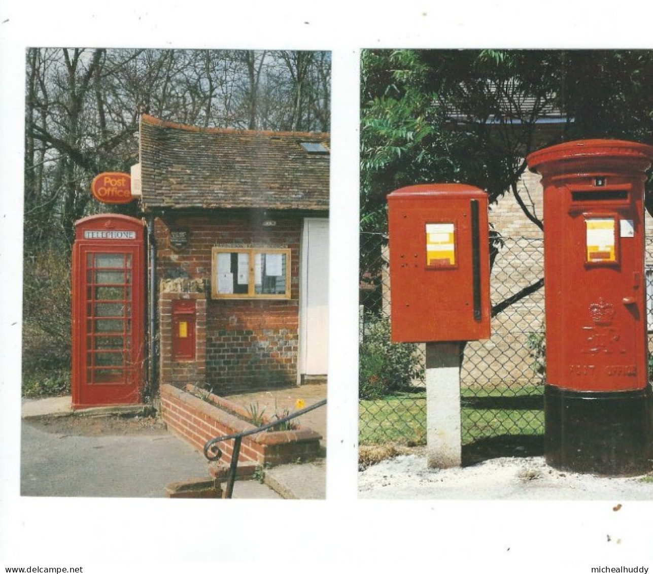 4  POSTCARDS   POST BOXES  PUBL BY PH TOPICS - Correos & Carteros