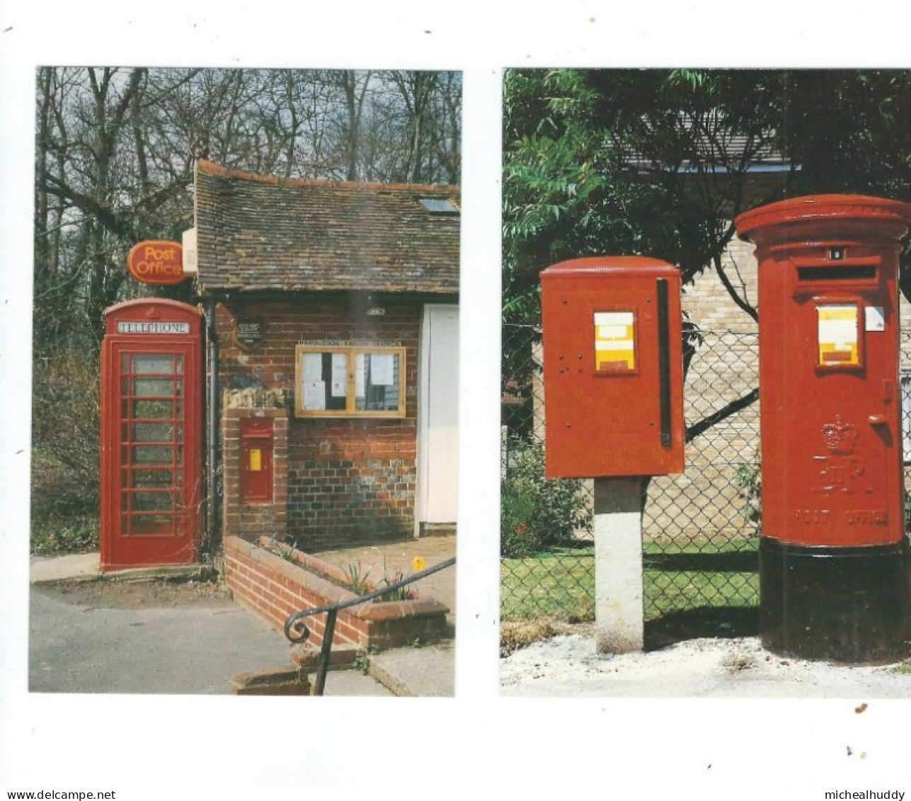 4  POSTCARDS   POST BOXES  PUBL BY PH TOPICS - Post