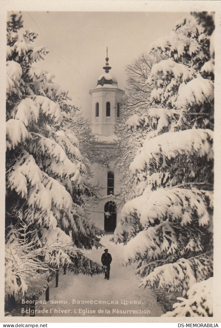 Beograd - Vaznesenska Crkva Zimi - Serbien