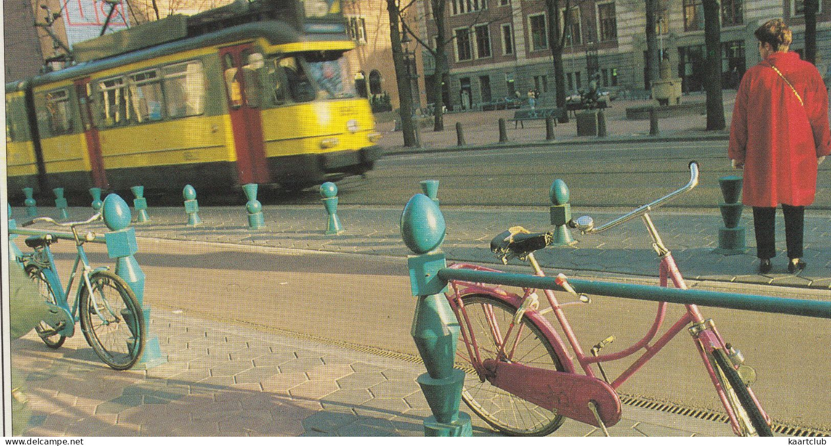 Amsterdam: TRAM / STRAßENBAHN, 2x FIETS / FAHRRAD / VÉLO / BICYCLE - (Holland) - Turismo