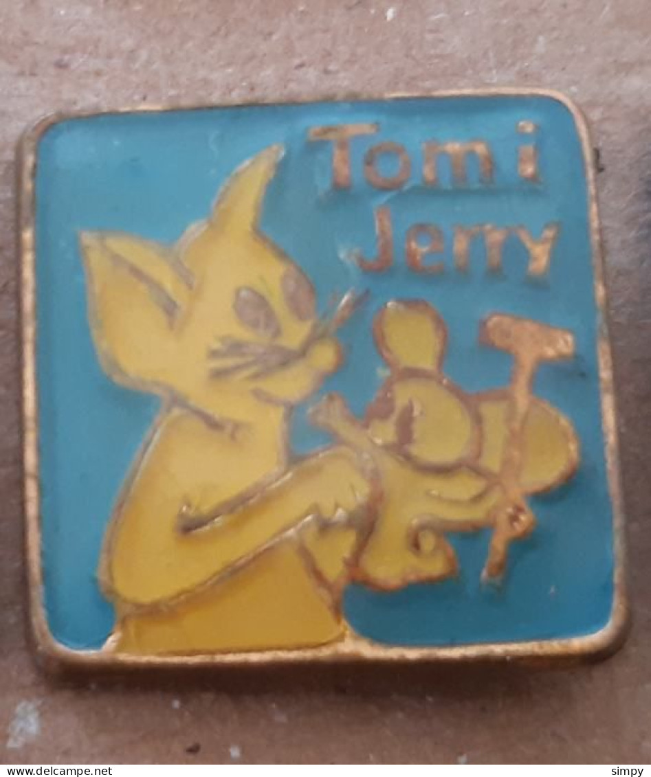 Tom And Jerry Cat Mouse Classic Cartoon Yugoslavia Pin - Cómics