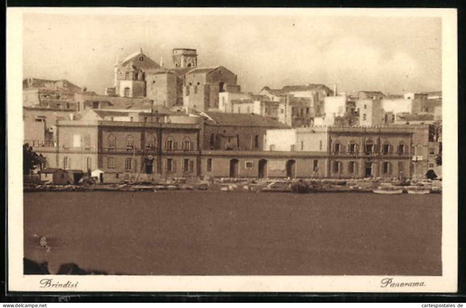 Cartolina Brindisi, Panorama  - Brindisi