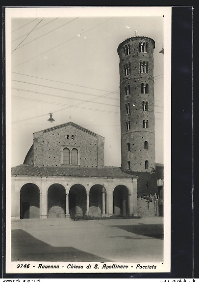 Cartolina Ravenna, Chiesa Di S. Apollinare, Facciata  - Ravenna