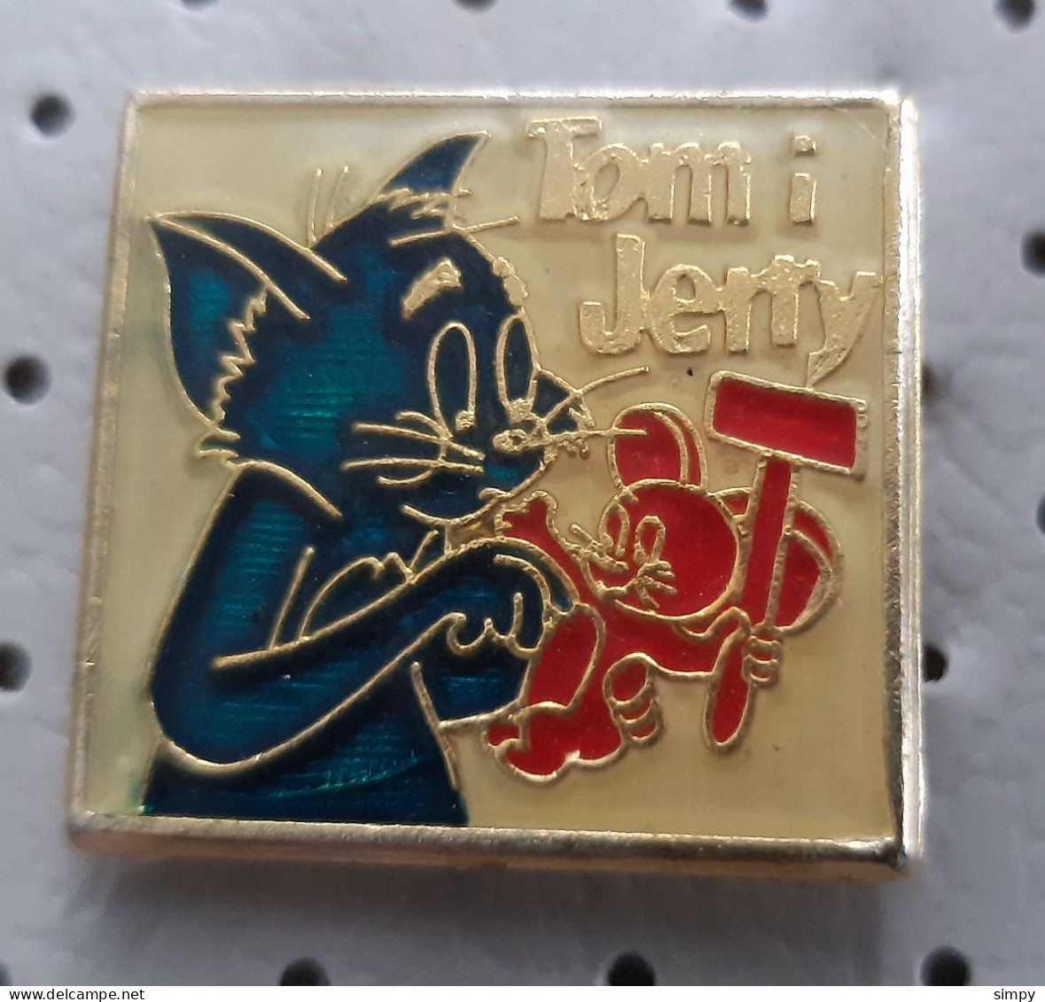 Tom And Jerry Cat Mouse Classic Cartoon Yugoslavia Pin - Cómics