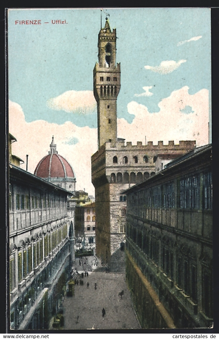 Cartolina Firenze, Uffizi  - Firenze (Florence)