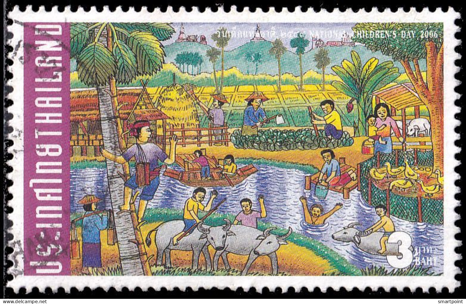 Thailand Stamp 2006 National Children's Day 3 Baht - Used - Tailandia