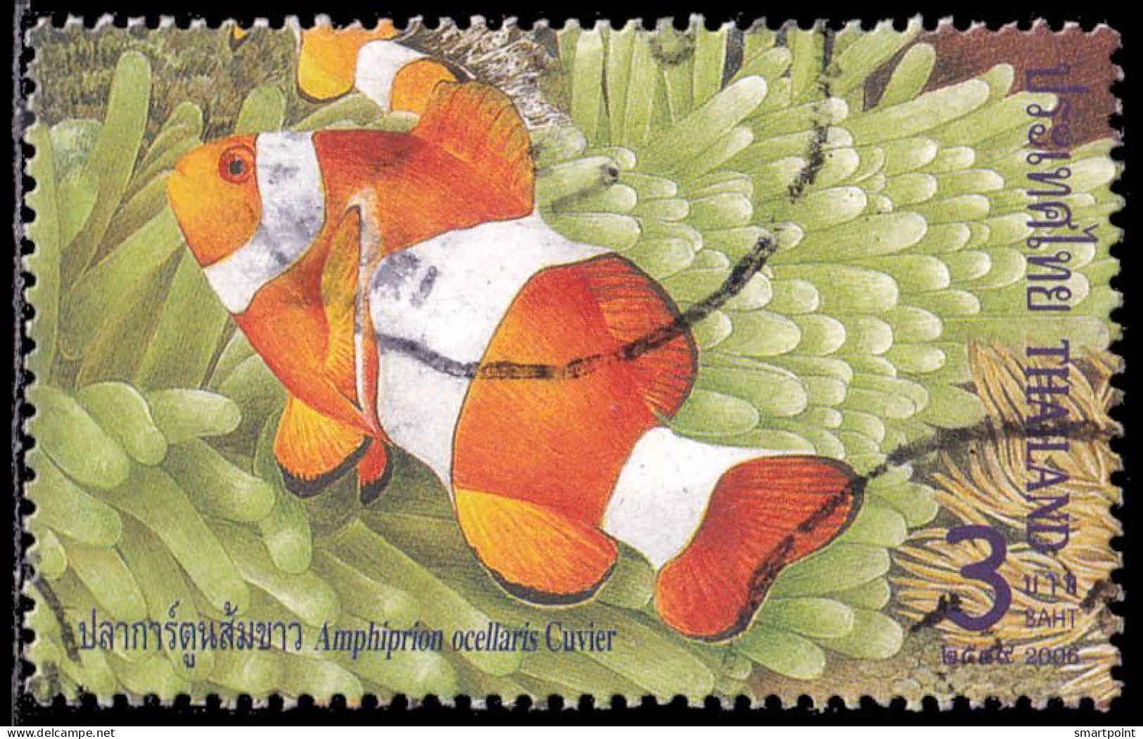 Thailand Stamp 2006 Anemonefish 3 Baht - Used - Thaïlande