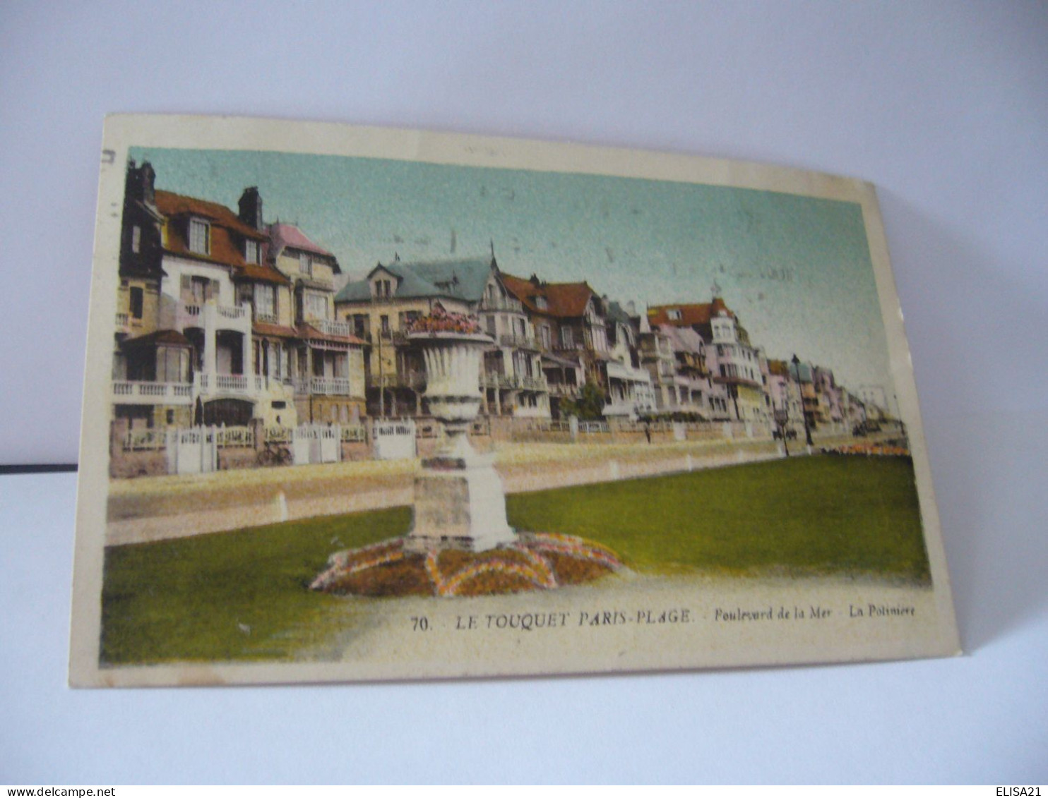 LE TOUQUET PARIS PLAGE   62 PAS DE CALAIS BOULEVARD DE LA MER LA POTINIERE CPA 1932 - Le Touquet