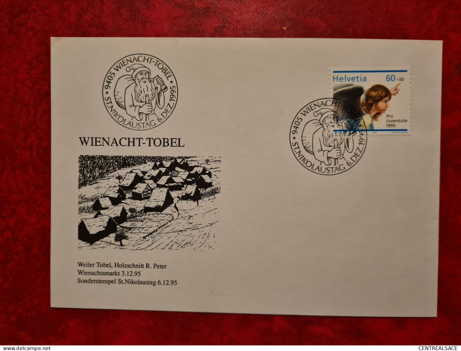 SUISSE LETTRE 1995 ST NIKOLAUSTAG WIENACHT TOBEL  WEILER TOBEL - Sonstige & Ohne Zuordnung