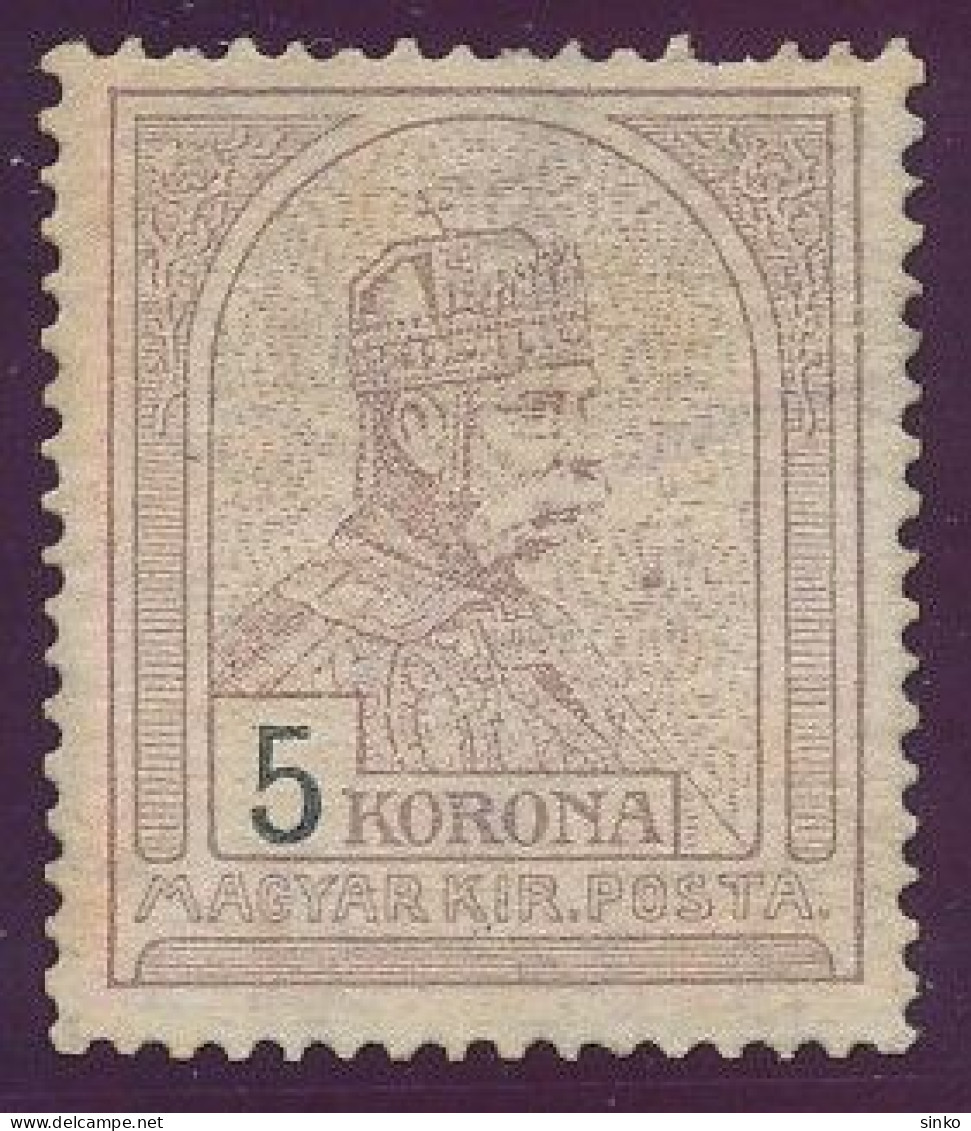 1909. Turul 5K Stamp - Usado