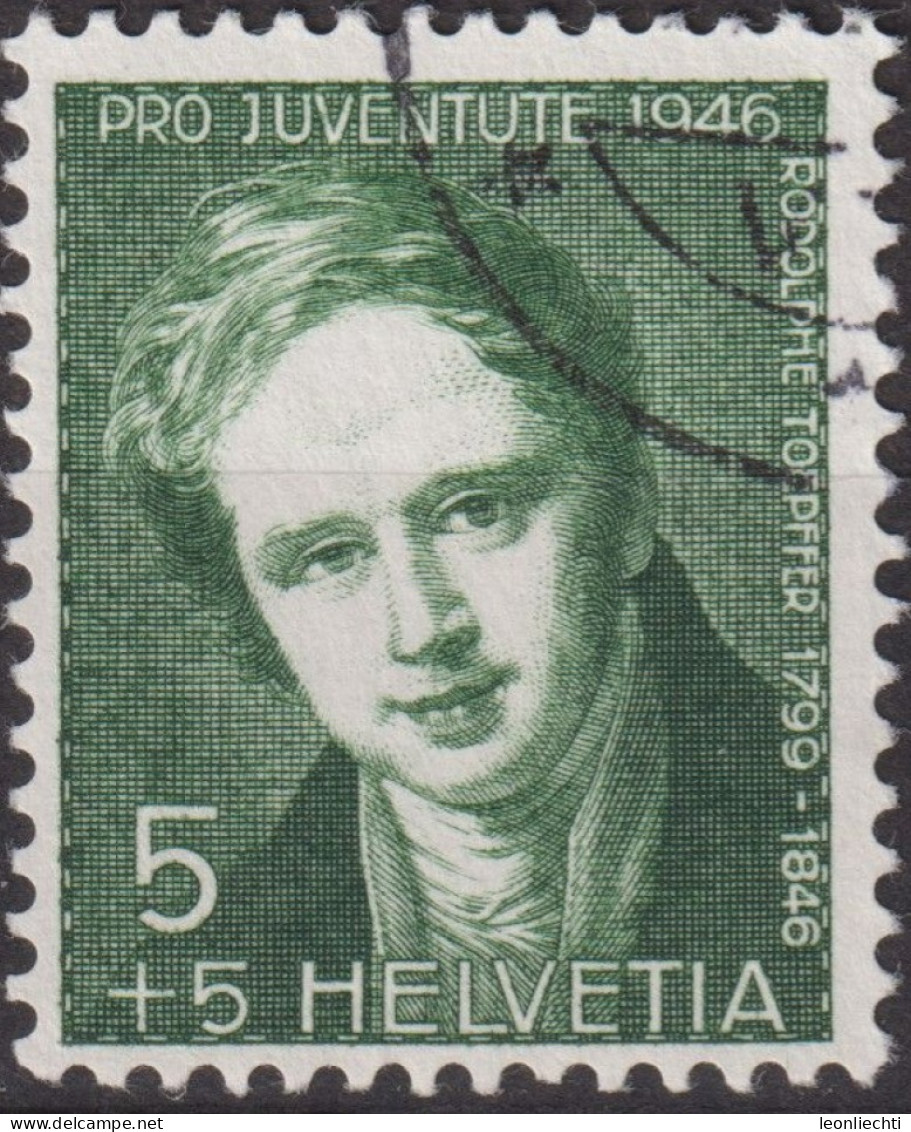 1946 Schweiz Pro Juventute ° Mi:CH 475, Yt:CH 433, Zum:CH J117, Rodolphe Toepffer - Used Stamps
