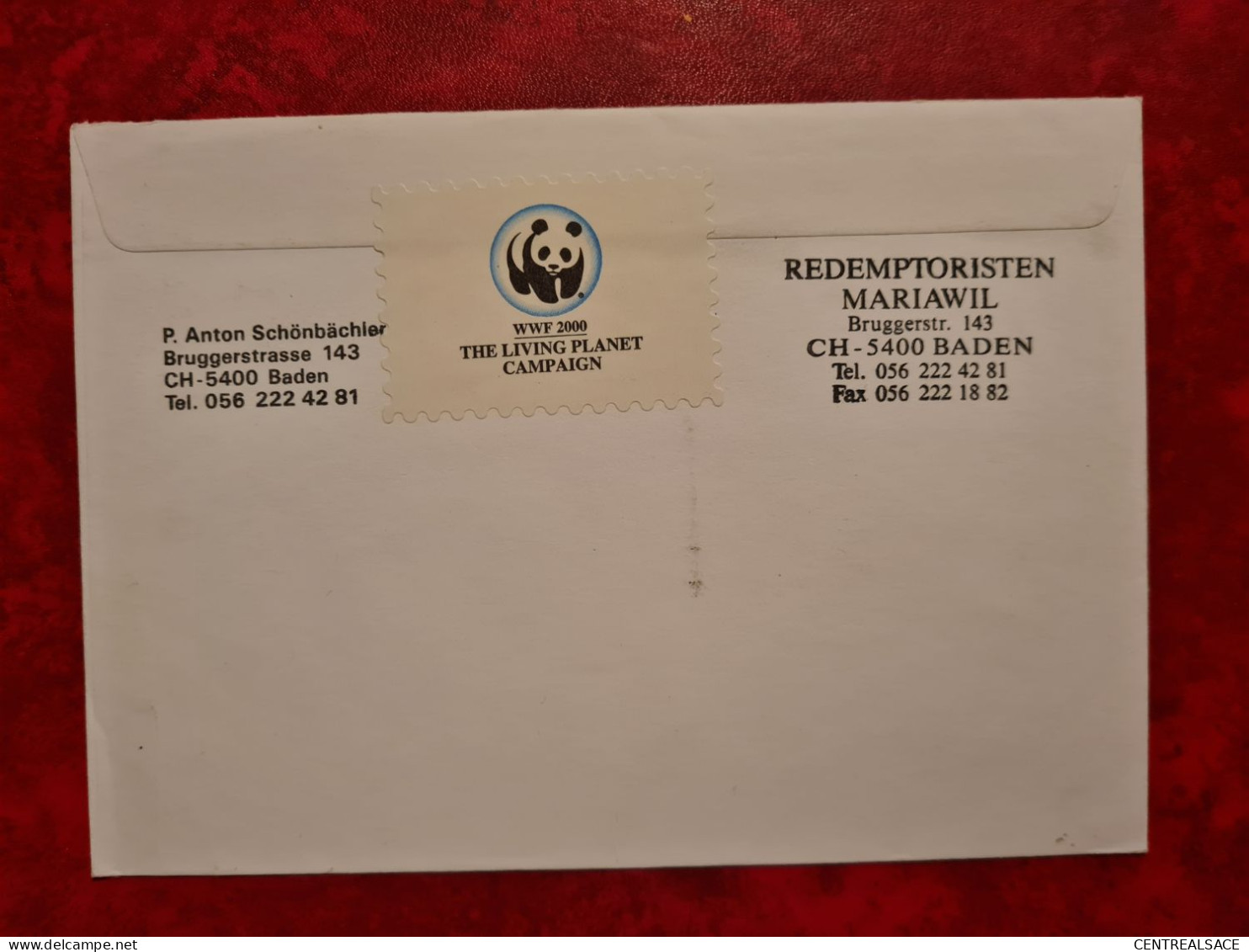 SUISSE LETTRE 1996 PRO JUVENTUTE REDEMPTORISTEN MARIAWIL BADEN - Sonstige & Ohne Zuordnung