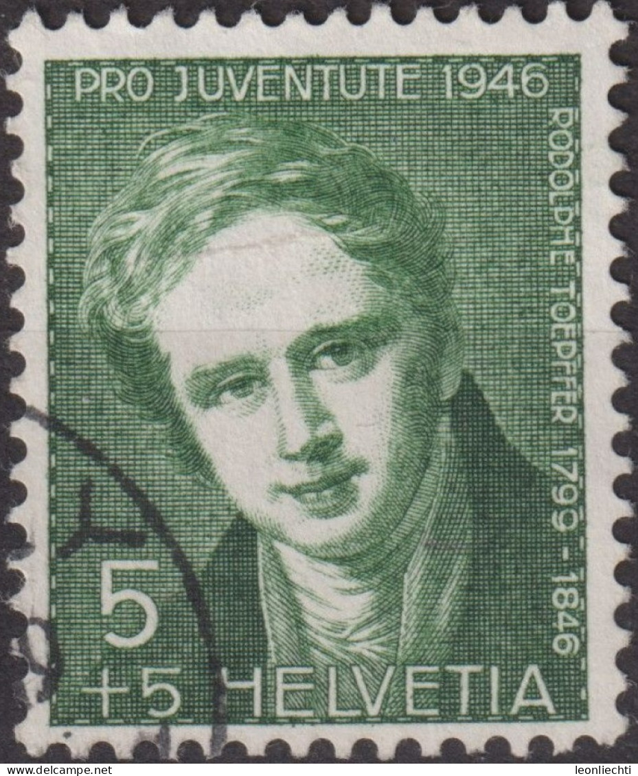 1946 Schweiz Pro Juventute ° Mi:CH 475, Yt:CH 433, Zum:CH J117, Rodolphe Toepffer - Used Stamps