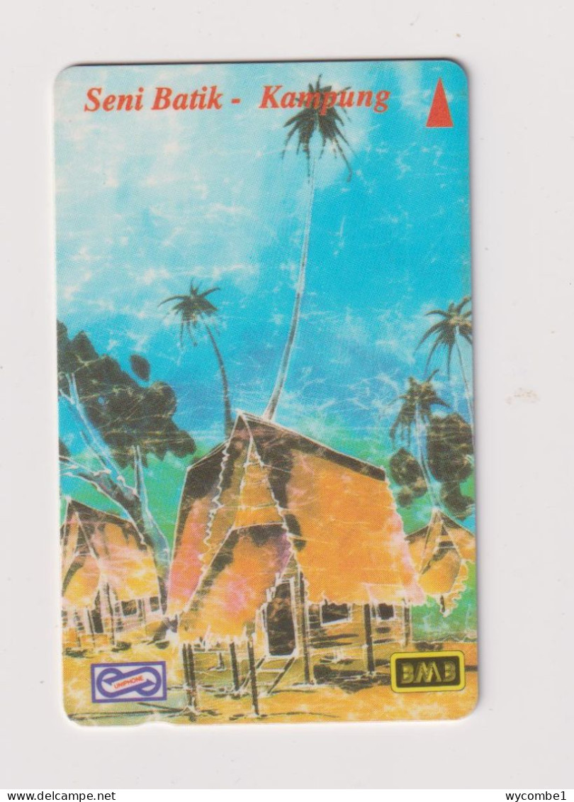 MALAYSIA -  Seni Batik Kampung GPT Magnetic  Phonecard - Maleisië