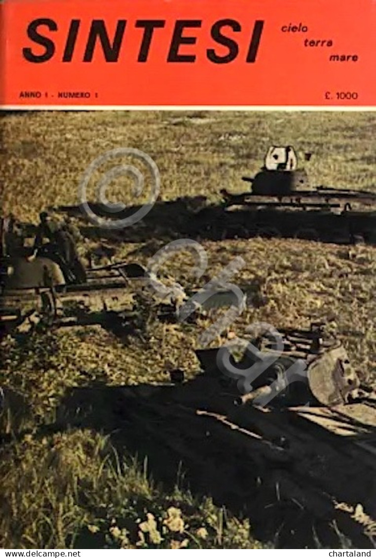 Militaria Mezzi - Sintesi Cielo Terra Mare - Anno I N. 1 - 1^ Ed. 1974 - Altri & Non Classificati