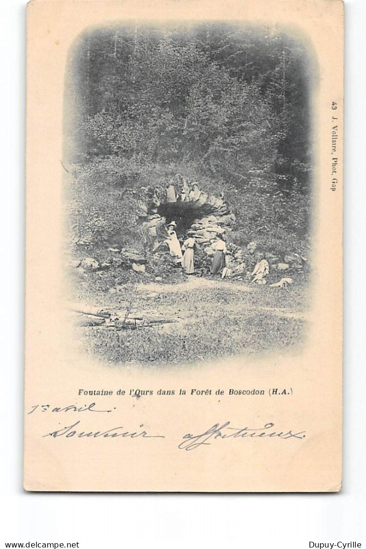Fontaine De L'Ours Dans La Forêt De BOSCODON - Très Bon état - Autres & Non Classés