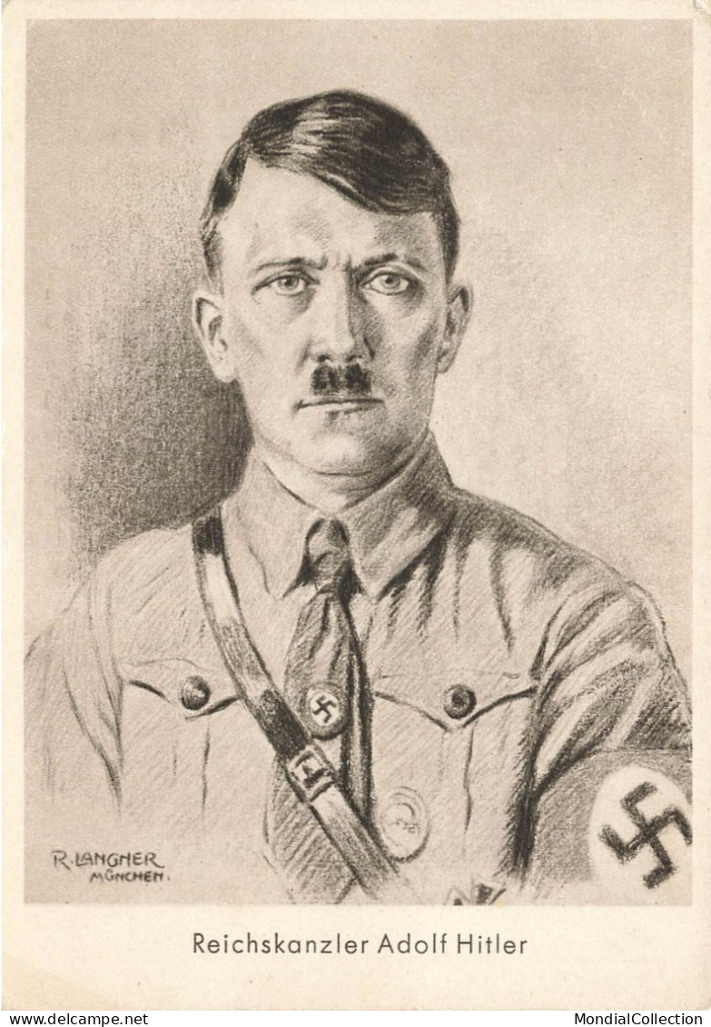 MIKIBP5-003- MILITARIA PORTRAIT ADOLF HITLER - Personen