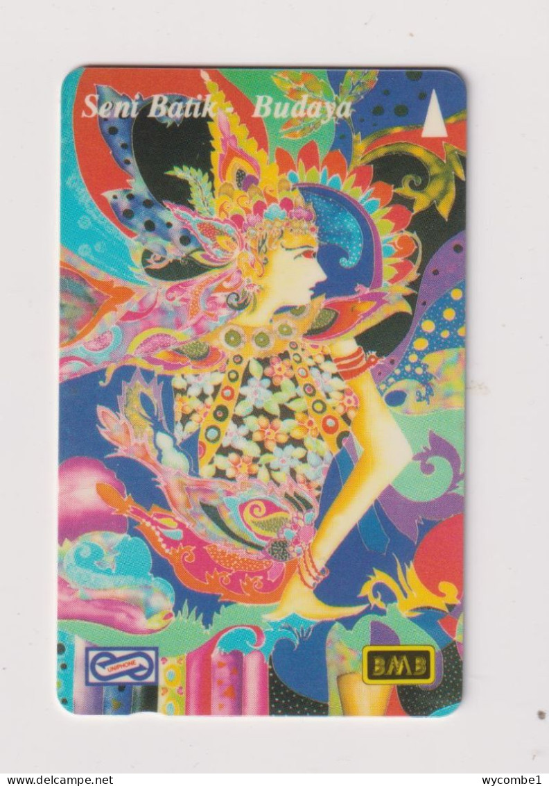 MALAYSIA -  Seni Batik Budaya GPT Magnetic  Phonecard - Maleisië