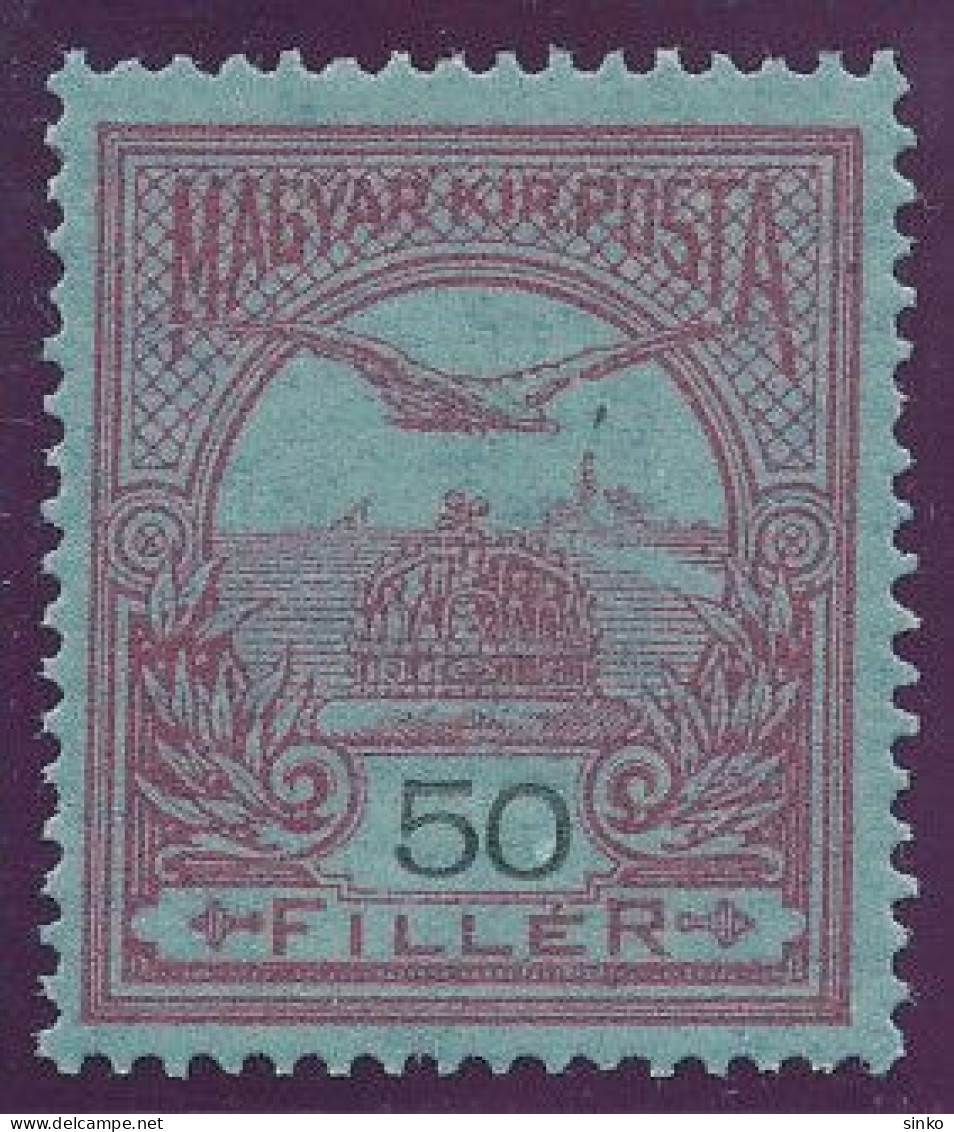 1913. Turul 50f Stamp - Ungebraucht