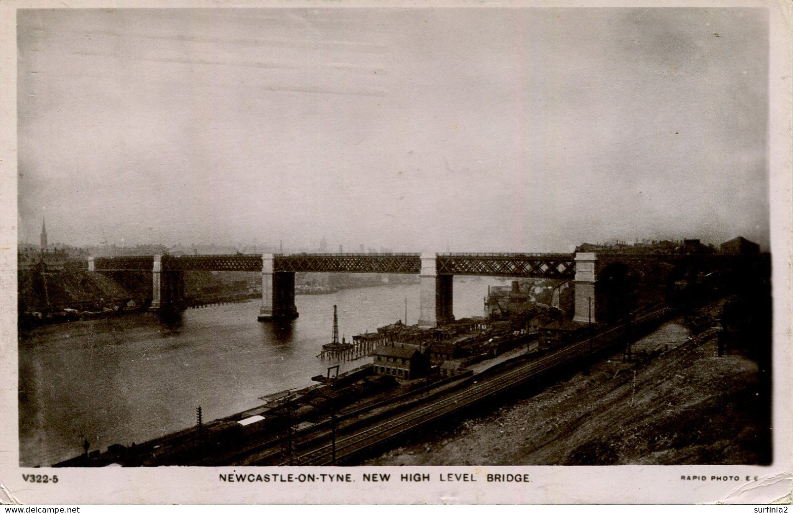 TYNE And WEAR - NEWCASTLE - HIGH LEVEL BRIDGE 1907 RP  T489 - Newcastle-upon-Tyne