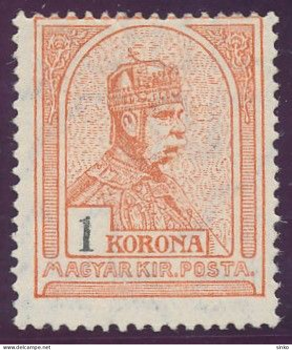 1913. Turul 1K Stamp - Unused Stamps