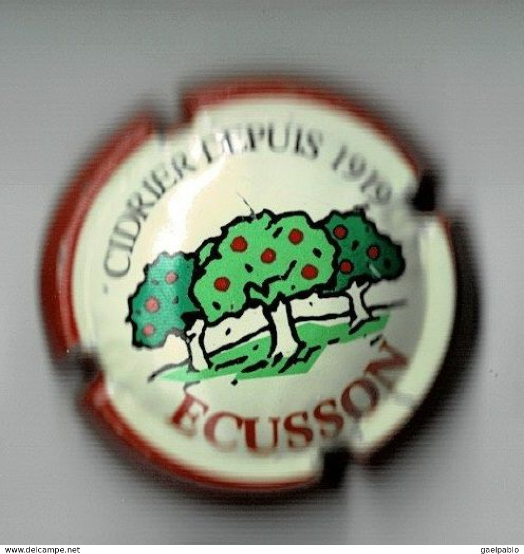 ECUSSON  Cidrier Depuis 1919  Polychrome  Capsule De Petite Taille - Andere & Zonder Classificatie