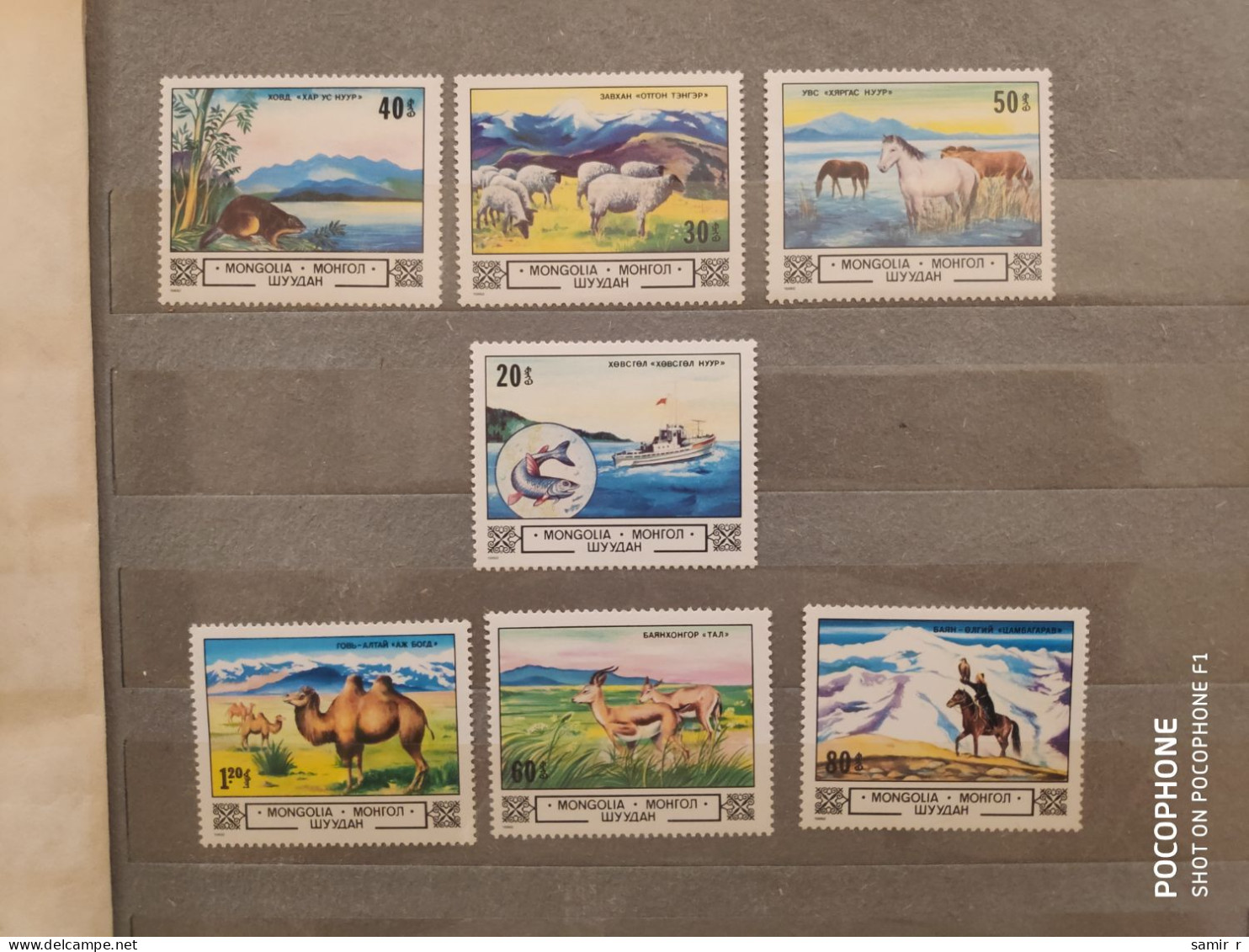 1982	Mongolia	Animals  (F90) - Mongolei