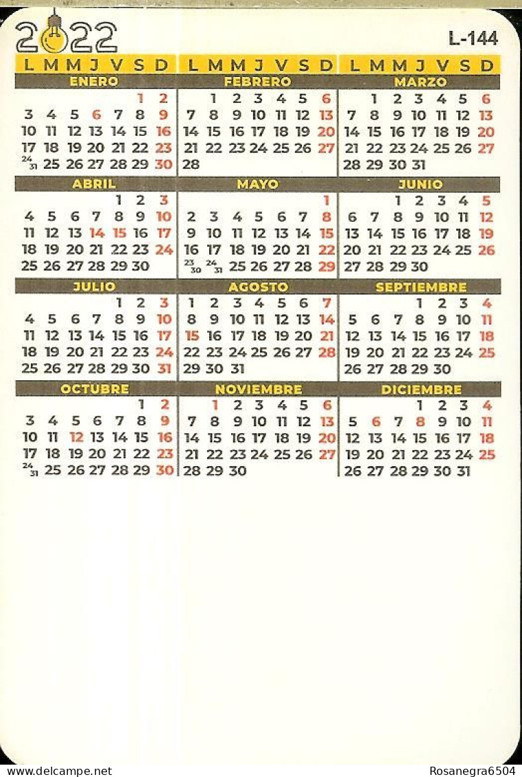 SPAIN POCKET CALENDAR - YEAR 2022 - SEXY GIRL - Formato Piccolo : 2001-...