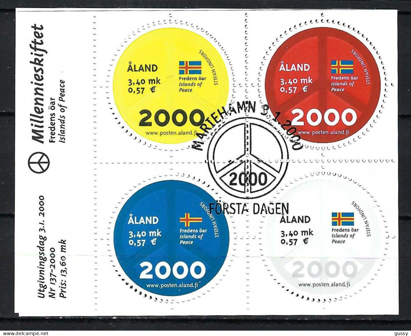 ALAND Ca. 2000: B&F Obl. PJ - Ålandinseln