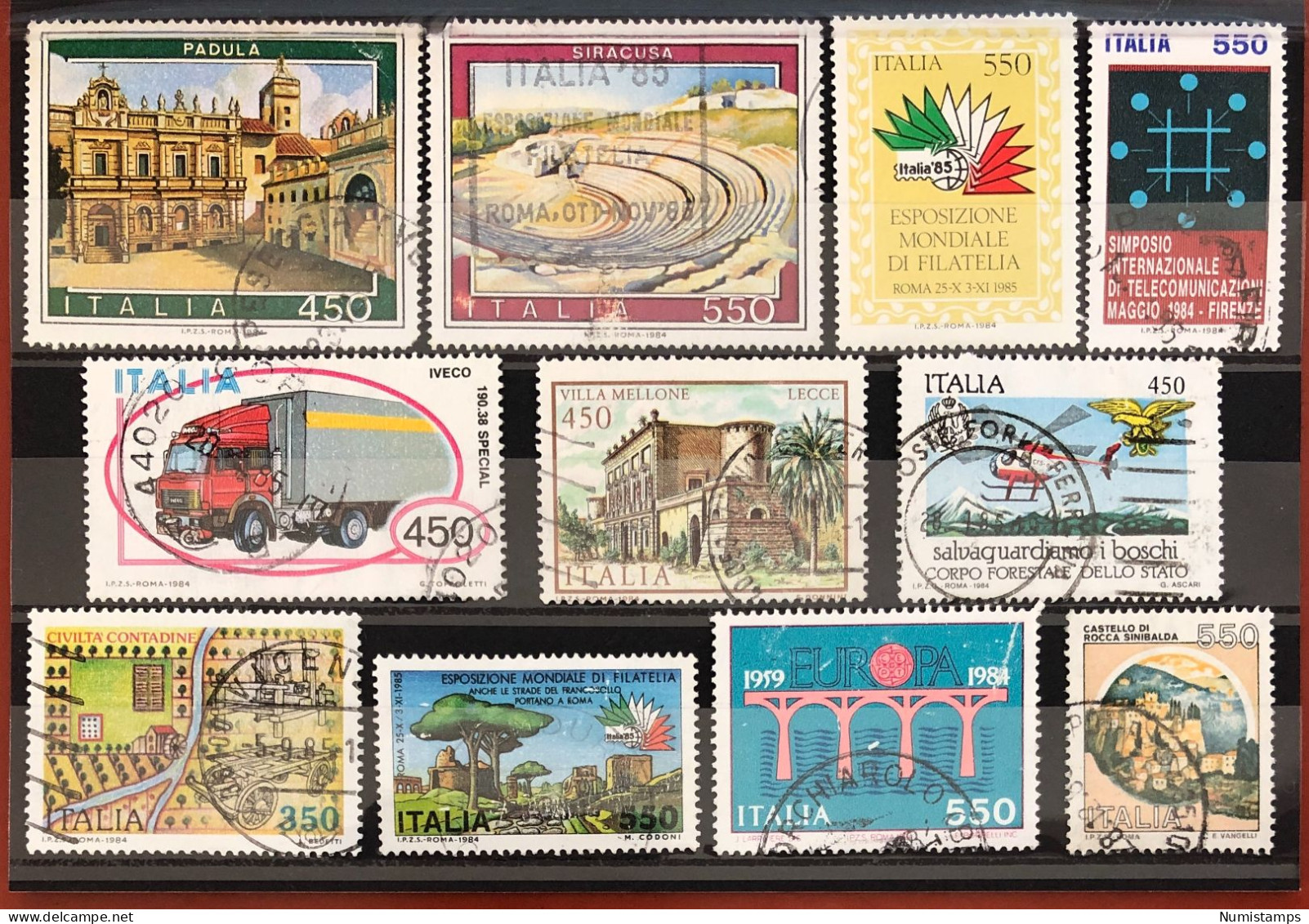 1984 - Italian Republic (11 Used Stamps) ITALY STAMPS - 1981-90: Usati