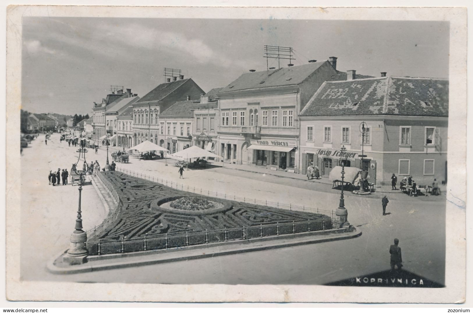 KOPRIVNICA Croatia, Vintage Photo Postcard Rppc Pc - Kroatien