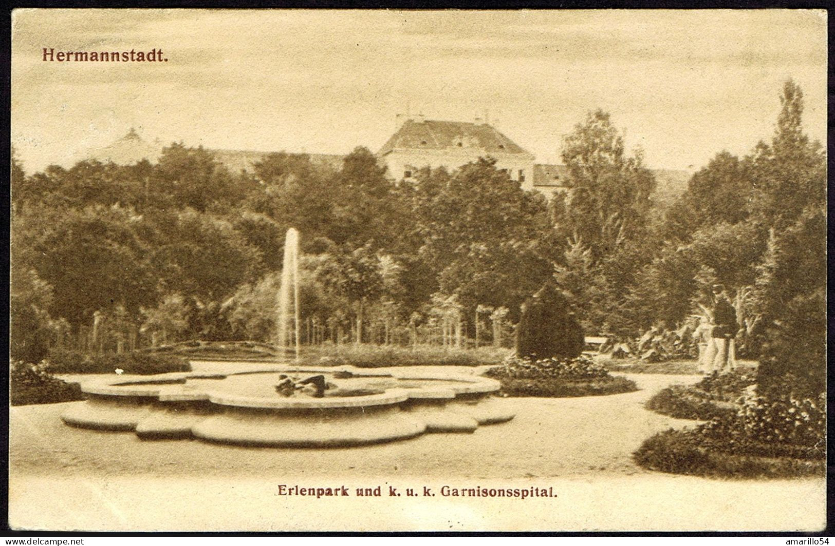 Romania  Hermannstadt - Sibiu - Nagyszeben In Siebenbürgen - Parcul Sub Arini, Spitalul 1908 - Roumanie