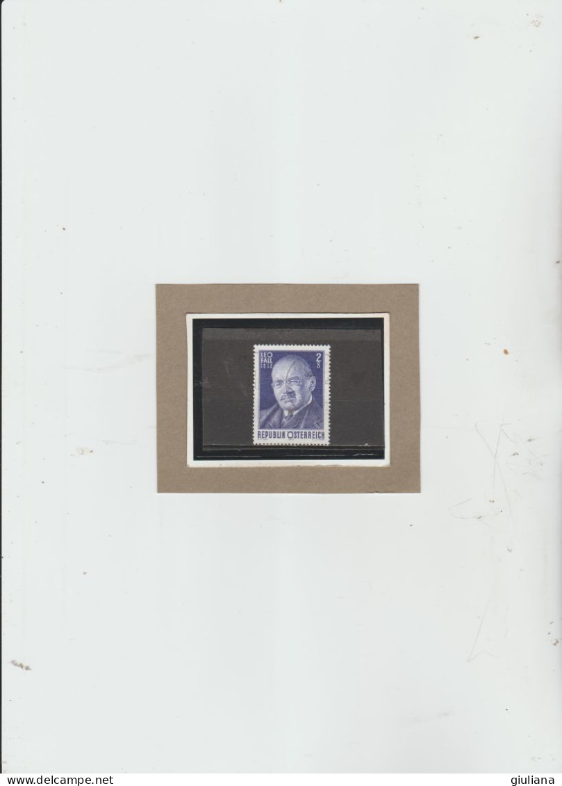 Austria 1975 - (UN)  1321  Used "Cinquantenario Morte Di Leo Fall, Compositore" - 2s - Oblitérés