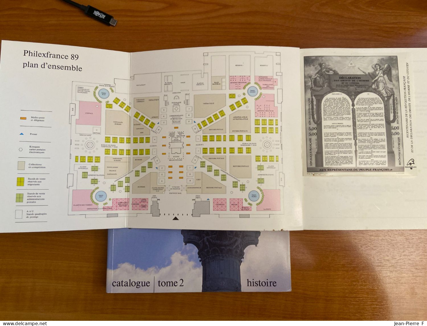 2 Catalogues PHILEXFRANCE 89 - Briefmarkenaustellung