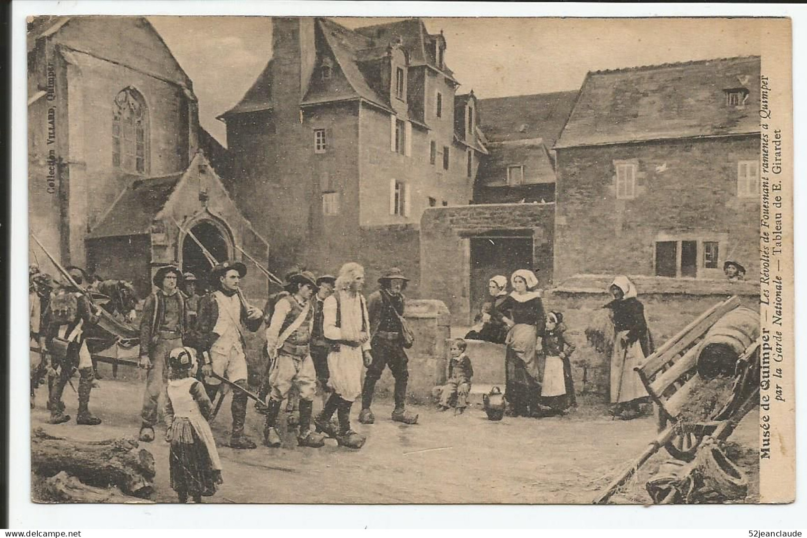 Musée Les Révoltés De Fouesnant Ramenés à Quimper Par La Garde Nationnale    1910-20     N° - Quimper