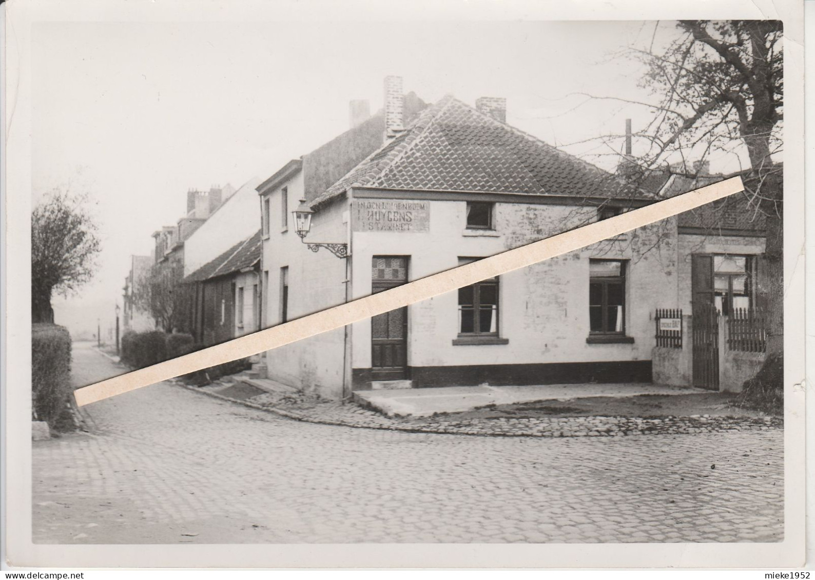 Ganshoren ;  In Den Lindenboom  ,  L. Huygens  ,  Estaminet ,  PHOTO   Format 18 X 13 Cm - Ganshoren