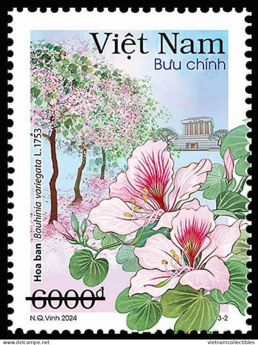 Viet Nam Vietnam MNH Specimen Stamps & Sheetlet 2024: 12 Flower Seasons In Hanoi (series 1) / Bird / Bridge (Ms1188) - Vietnam