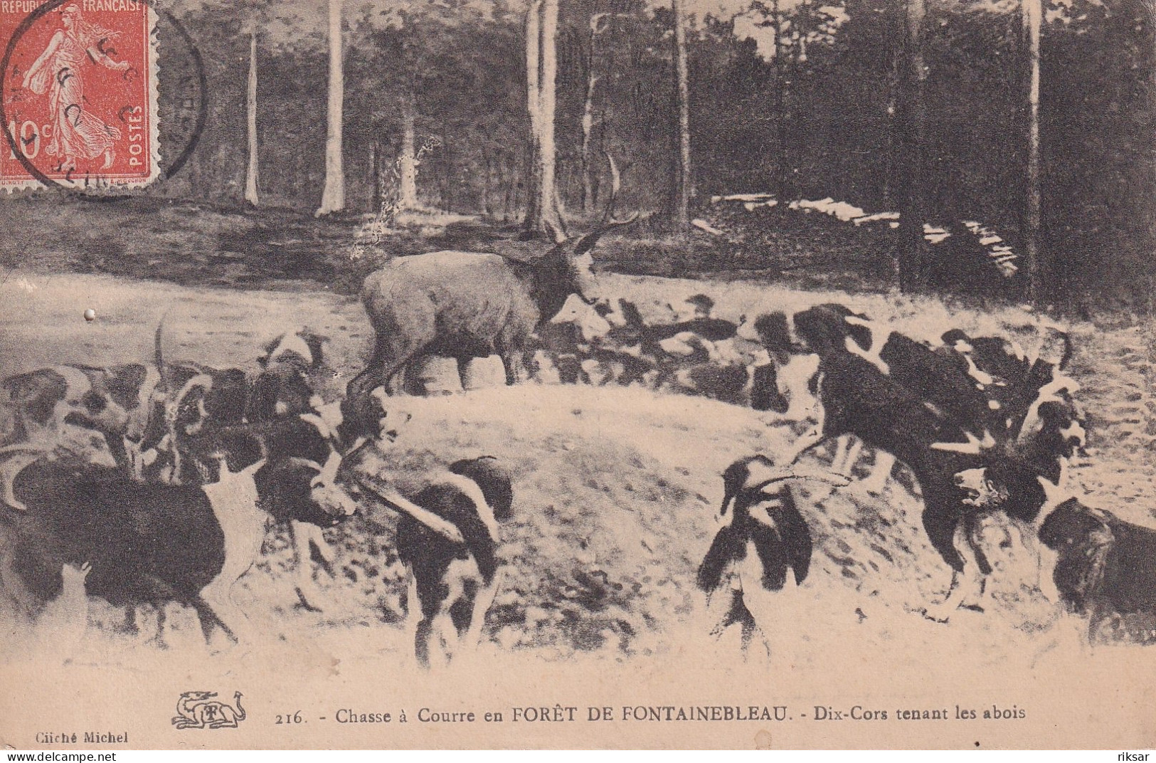 FONTAINEBLEAU(VENERIE) CHASSE A COURRE - Fontainebleau