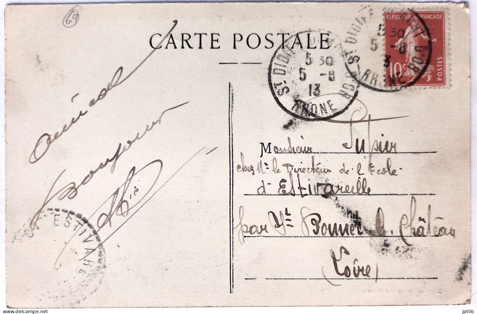 CPA Carte Postale / 69 Rhône, St Ou Saint-Didier-au-Mont-d'Or / Delorme, Phot. / Entrée Du Village. - Autres & Non Classés