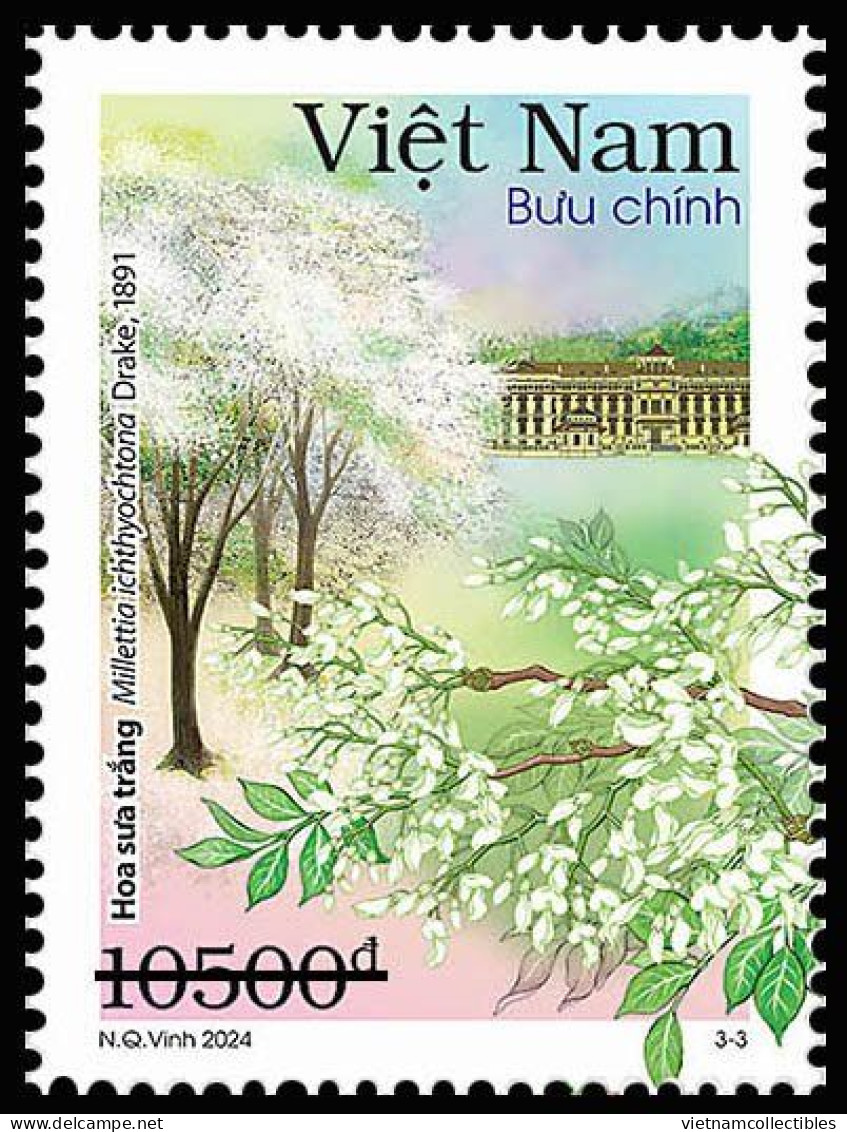 FDC Viet Nam Vietnam With Perf Stamps & Sheetlet 2024: 12 Flower Seasons In Hanoi (series 1) (Ms1188) - Vietnam