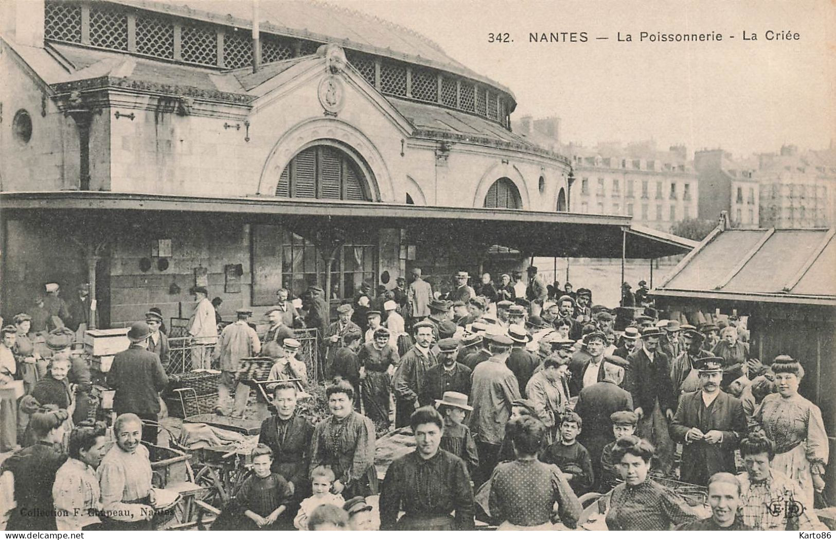 Nantes * La Poissonnerie Et La Criée * Foire Marchands De Poissons - Nantes