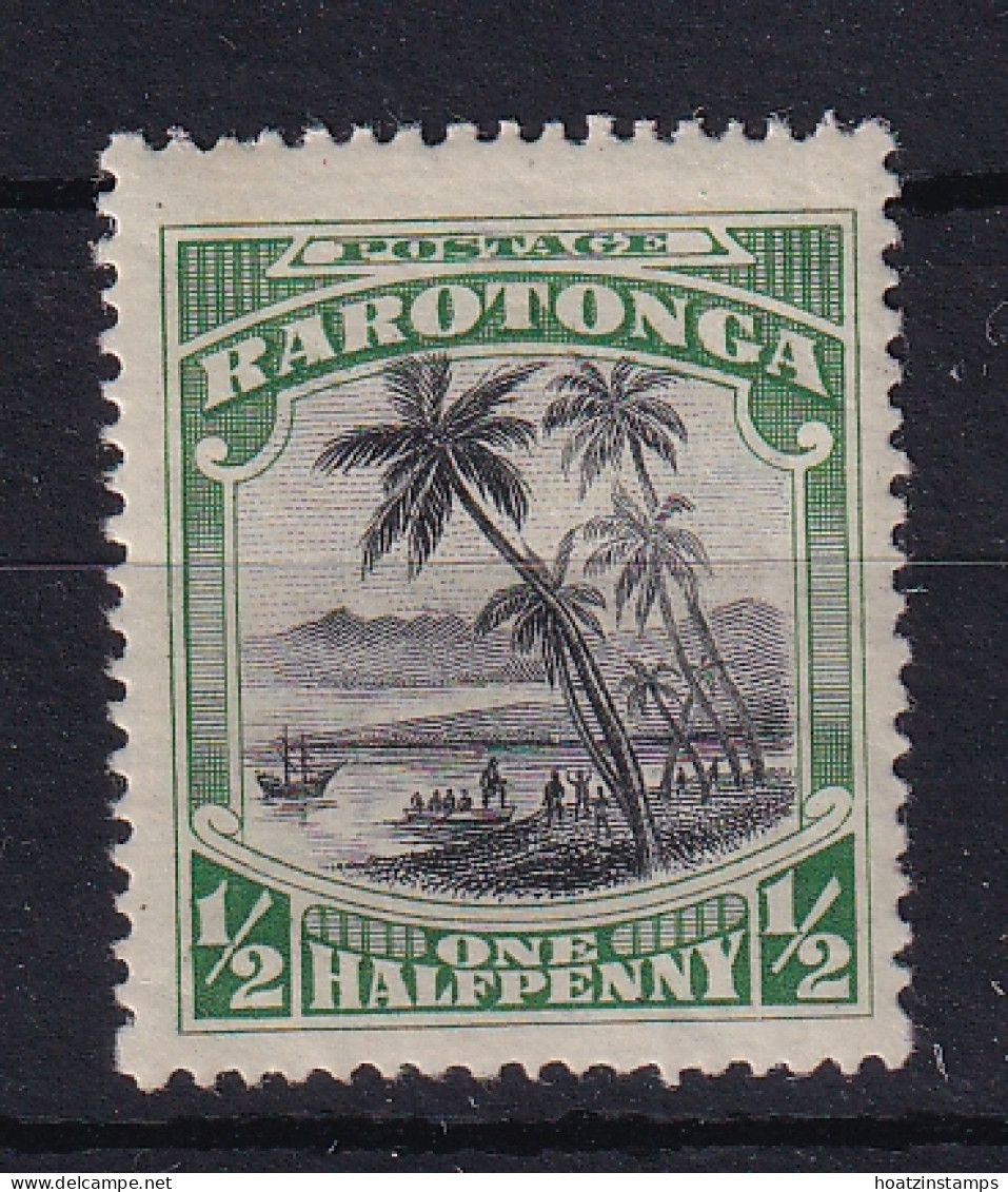 Rarotonga: 1920   Pictorial     SG70    ½d    MH - Islas Cook