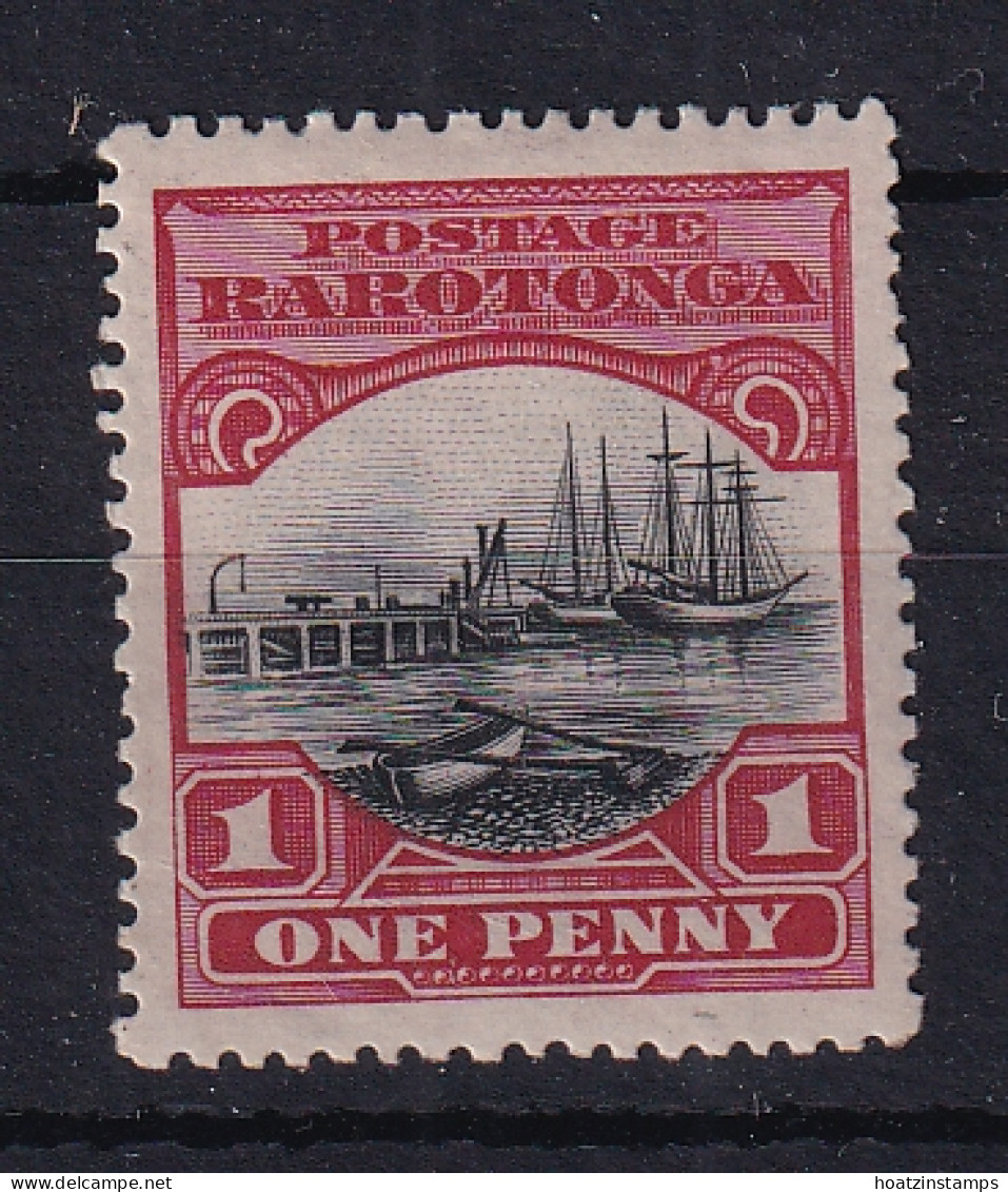 Rarotonga: 1920   Pictorial     SG71    1d    MH - Cookeilanden