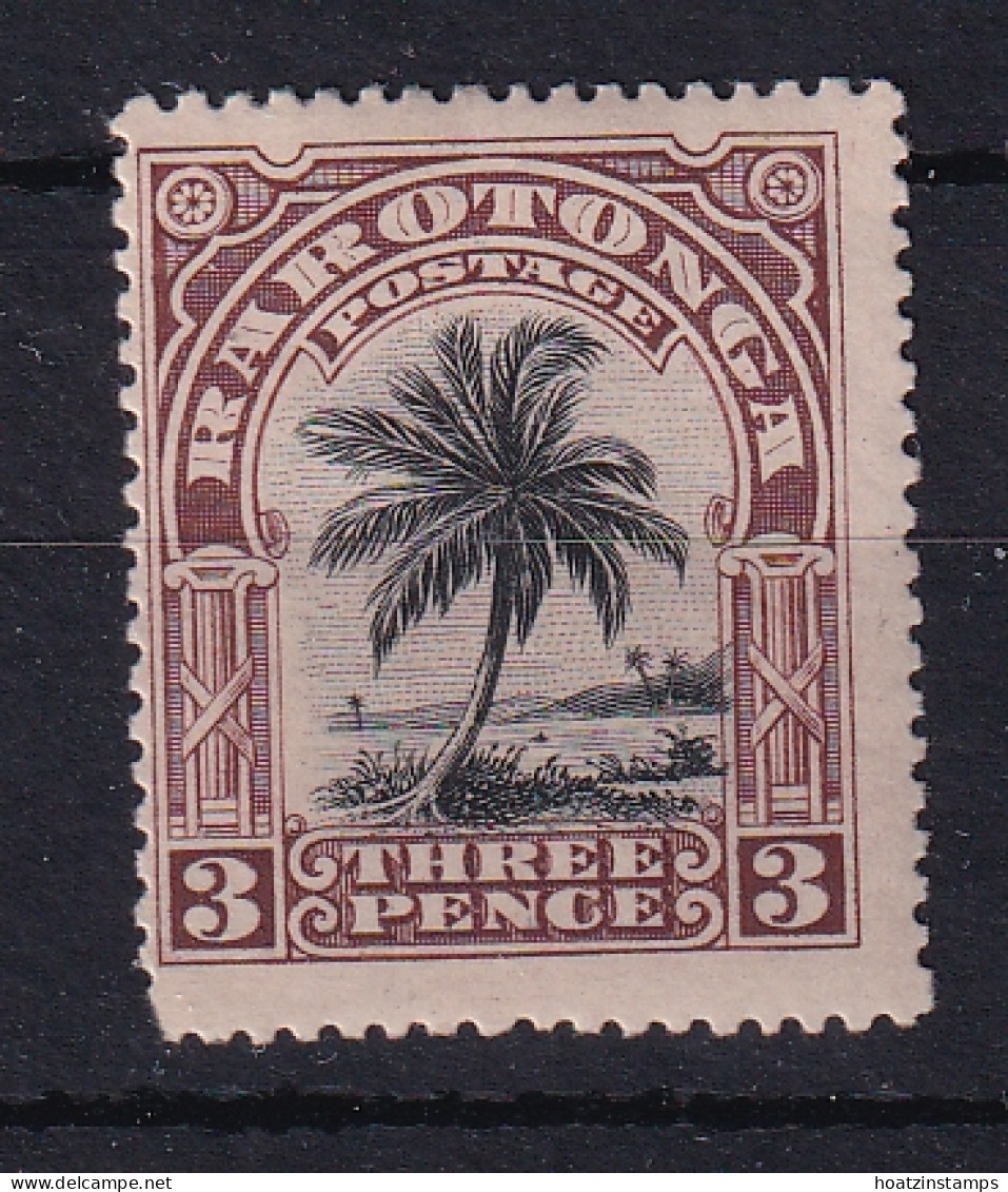 Rarotonga: 1920   Pictorial     SG73    3d    MH - Cookeilanden